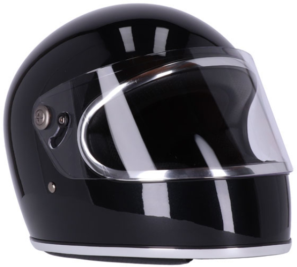 ROEG CHASE MOTORCYCLE HELMET BLACK GLOSS